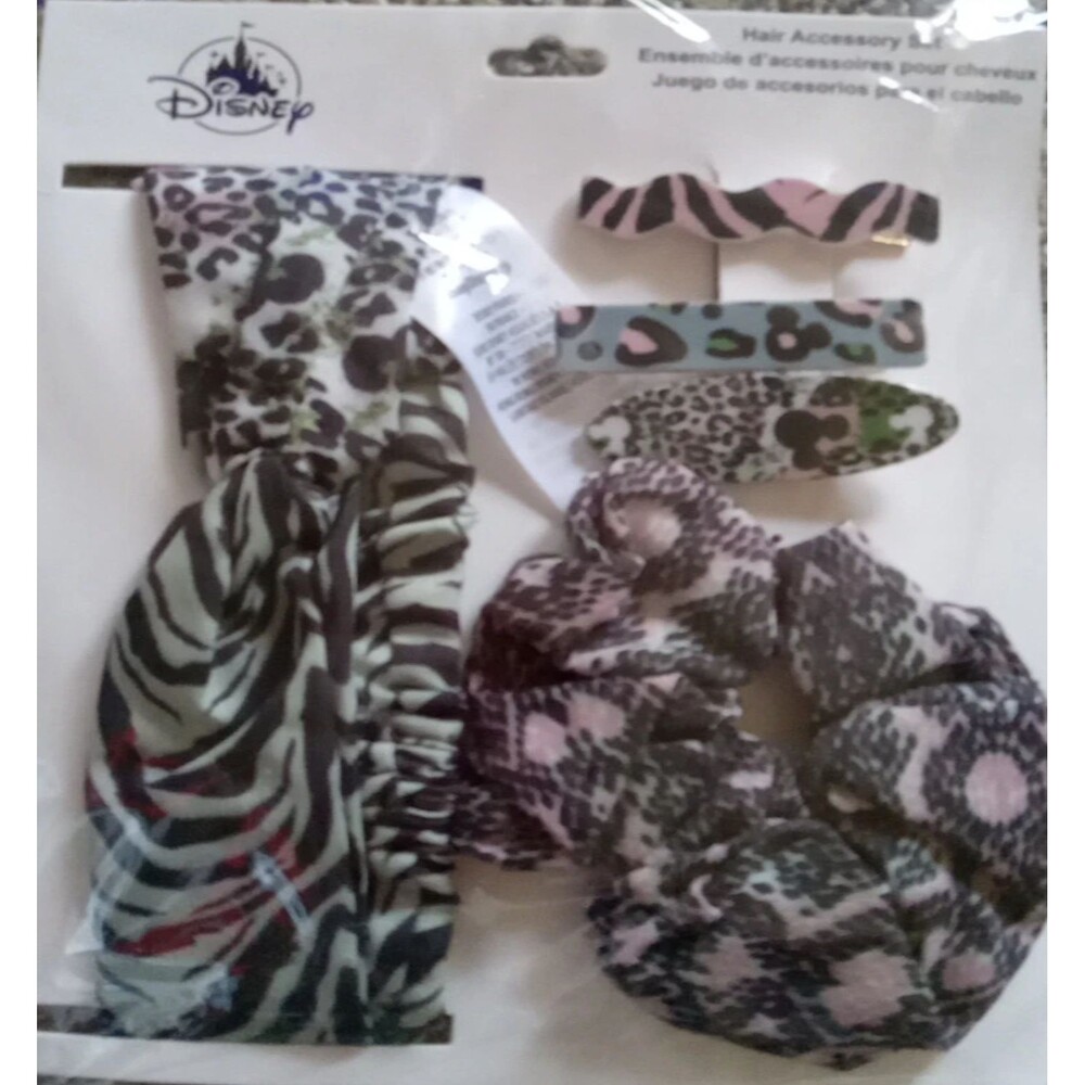 Disney Parks Animal Kingdom Hair Accessories 5 Piece Set NEW!